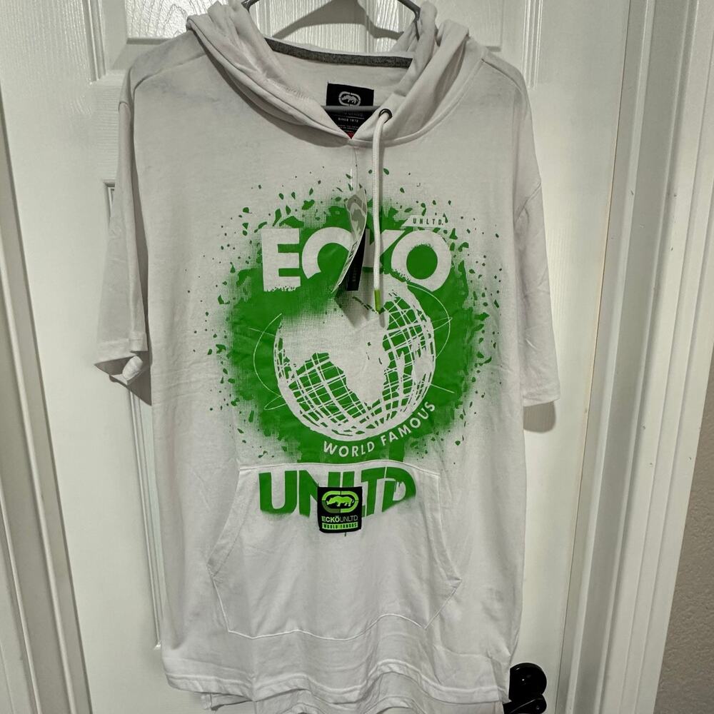 ecko unltd Short sleeve hoodie Mens Large